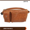 Brown Color PU Leather Waist Bags for Men