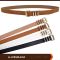New Style Lady Belt Loop Detail Hot Selling Woman Pu Belt