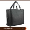 Black Woman Handbag for Wholesale PU Bag Factory