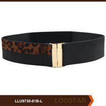 waist belt with animal print detail woman belt