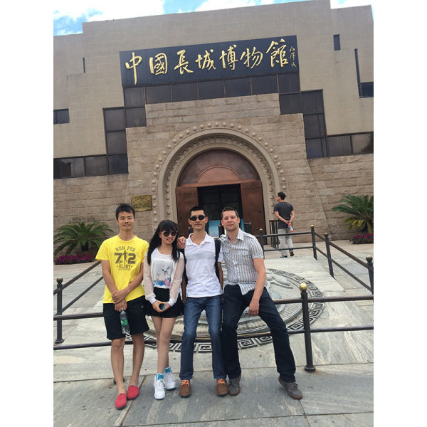 English friend visited China and our factory