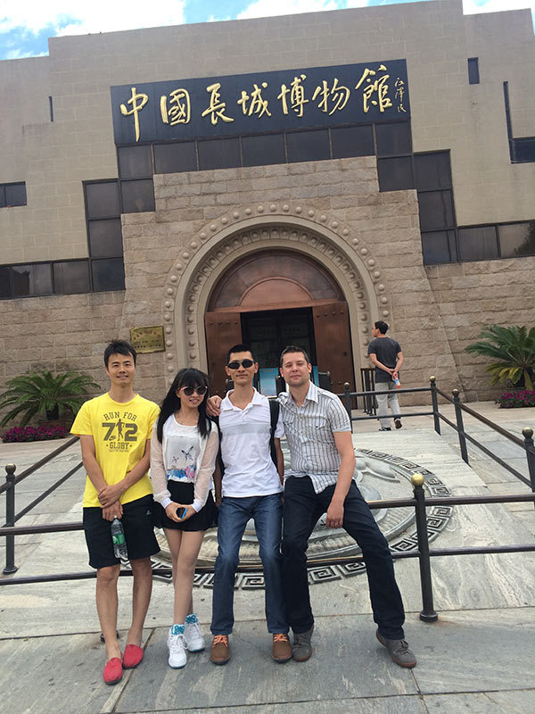English friend visited China and our factory