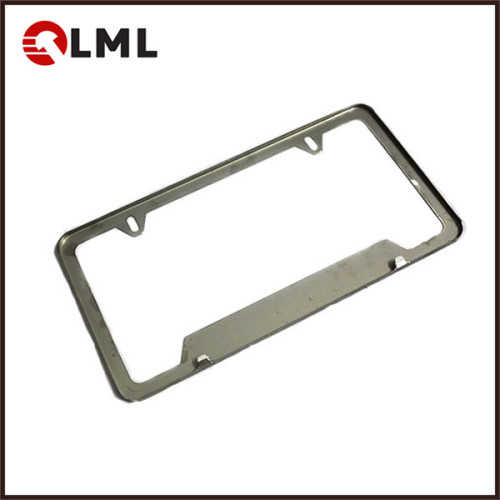 Custom Made Sheet Metal Stamping Car Licence Plate Frame of different kinds