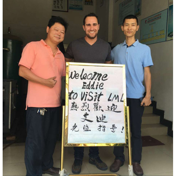 American Friend Visiting Our Factory