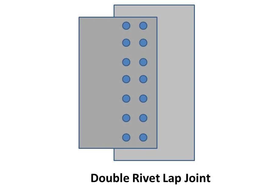 double rivet lap joint