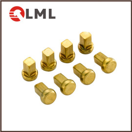 Custom Made Round Head Solid Brass Rivets With Different Kinds