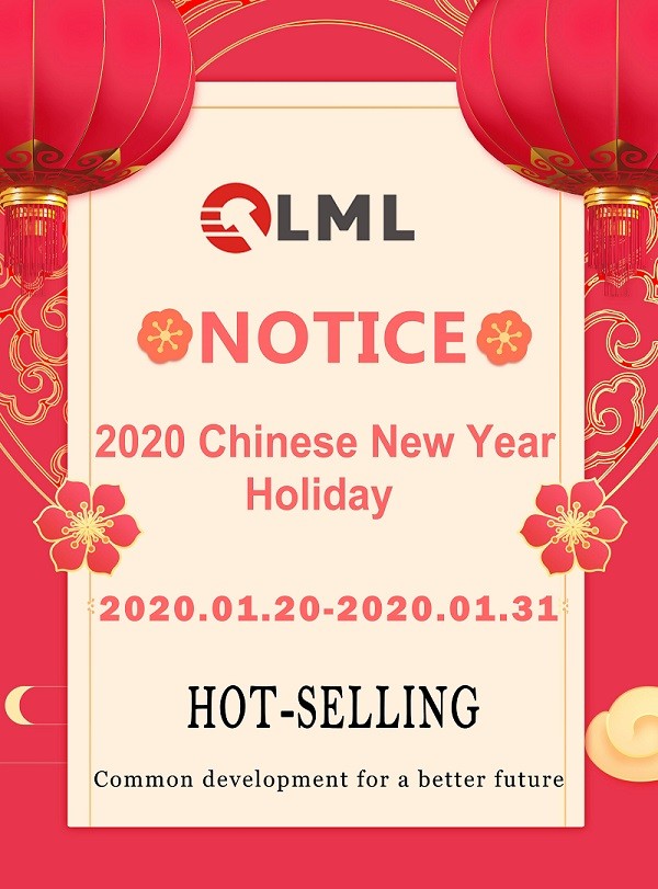 Holidays Notice : Chinese New Year