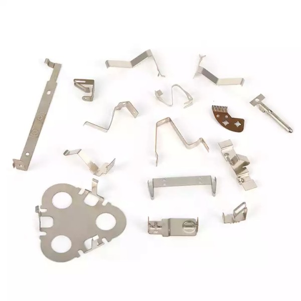 Customized Non-standard Metal Stamping Copper Brass Conductive Sheet Contact Stamping Brass Battery Clips for Power Supply