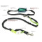 premium custom reflective bungee running nylon hands free dog leash with waist belt for pet