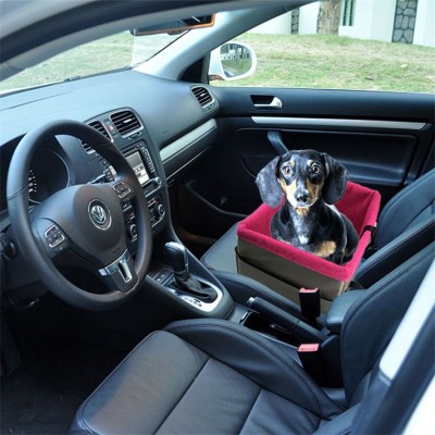 Clip-On Safety Leash Portable Pet Dog Car Booster Seat