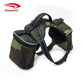 Adjustable Pet Backpack Saddle Bag Harness Carrier
