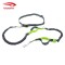 Dual Bungees Reflective Stitching Hands Free Dog Leash with Dual Traffic Handles