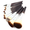 Hot selling  private label 12 pcs kabuki make up brush set china makeup brush set