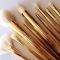 Synthetic hair 12pcs professional makeup brushes wooden naked 3 brushes