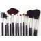 Synthetic hair 12pcs professional makeup brushes wooden naked 3 brushes