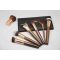 12 pcs cosmetics brush with leisure case christmas gift