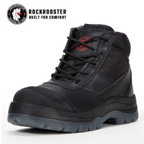 CRISSON---ROCKROOSTER AK Series Men's work boots Zip sided water proof boots with steel toe cap