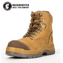 KIMBERLY---ROCKROOSTER AK Series Men's work boots Zip sided boots with steel toe cap