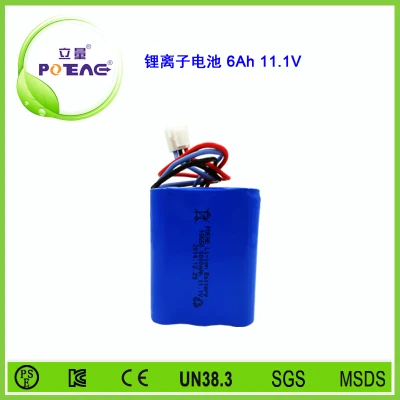 11.1V ICR18650 6000mAh锂电池组