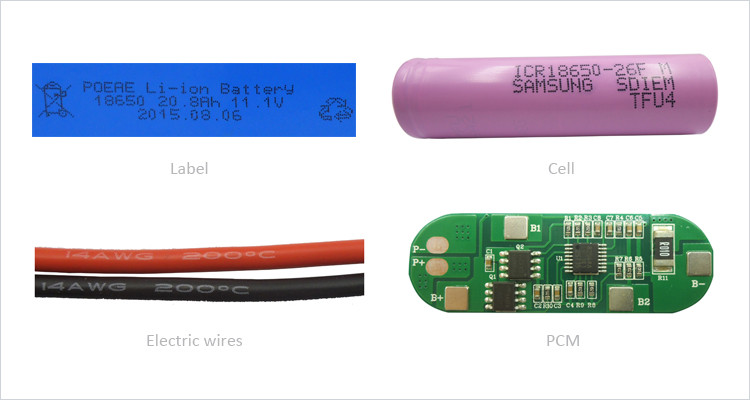 li ion battery 1s4p