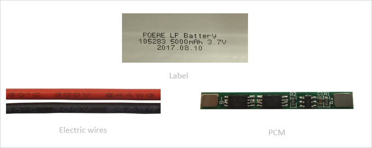  3.7v 5000mah lithium polymer battery
