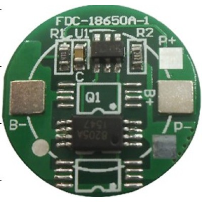 Rould 1s protection PCB board for rechargeable lithium ion battery