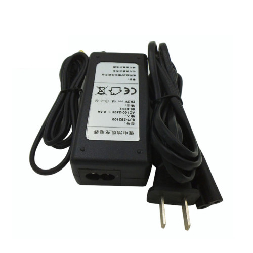 Lithium battery 24v ac power adapter 100v-240v dc 25.2v 1a made in Dongguan