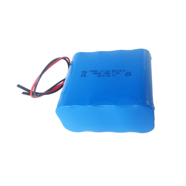 Since 2007 7.4v 10000mah 18650 lithium ion battery pack for robot/outdoor lights Dongguan
