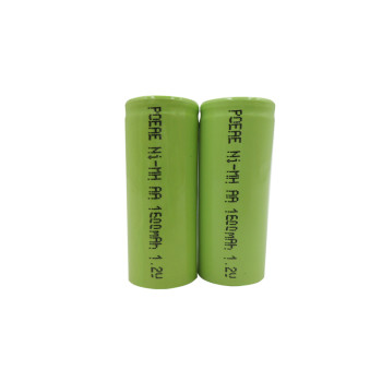 Low self-discharge rechargeable nimh aa 1600mah 1.2v battery for LED light