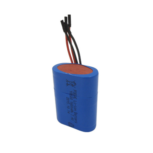 2S1P rechargeable 7.4v 1600mah li-ion battery for pos machine led lamp Dongguan