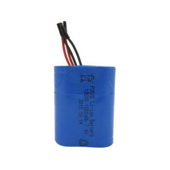 2S1P rechargeable 7.4v 1600mah li-ion battery for pos machine led lamp Dongguan