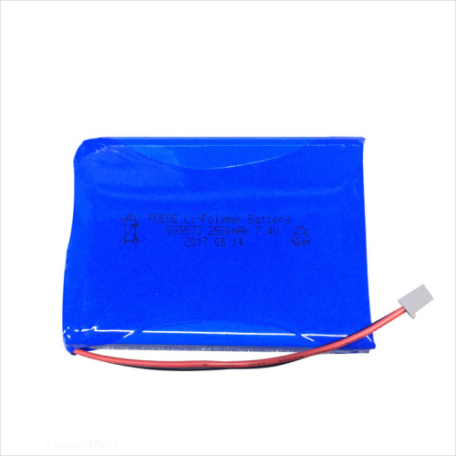 OEM 505573 7.4v 2500mah lipo battery pack for helicopter toy pos machine China