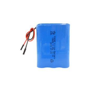 The 18650 3s1p 12v 2200mah lithium-ion rechargeable battery pack for led strip lights