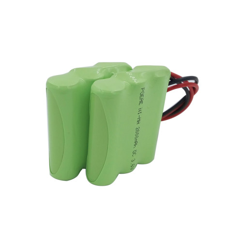 Long cycle life ni-mh aa 3.6v 2000mah rechargeable battery pack for communicate equipment