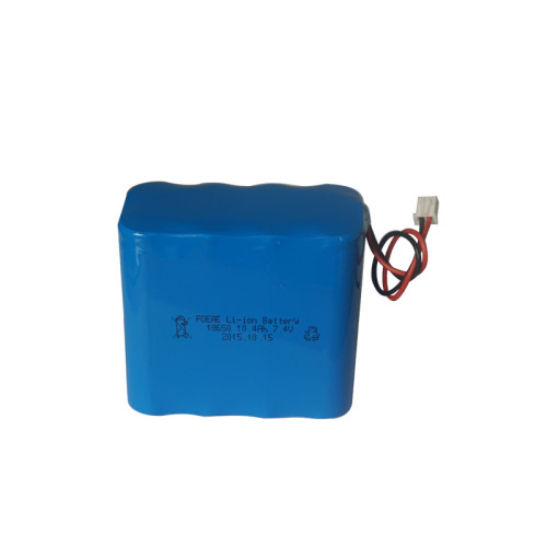 2S4P 7.4V 10Ah 18650 rechargeable li ion battery for camping lantern loudspeaker Shenzhen