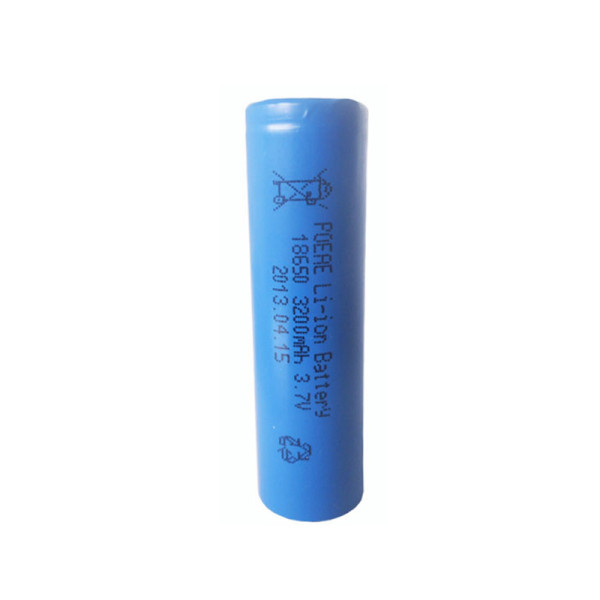 18650 3.7v 3200mah lithium battery size rechargeable for torch flash light in China