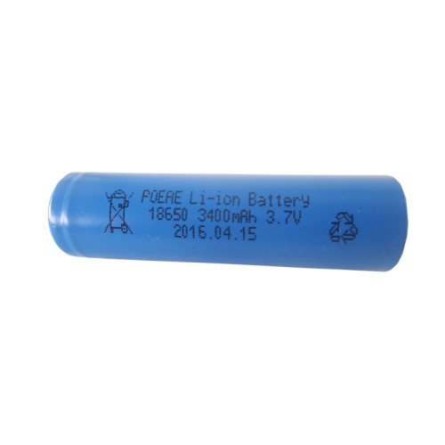 Icr18650 3400mah cylindrical lithium battery for outdoor lights/rc cars made in China