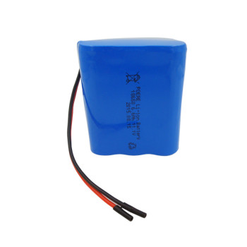 ISO9001 factory 12v 6600mah 18650 3s li-ion battery pack for led strip lights cctv Korea