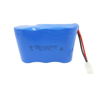 CE approved 32650 li-ion 3s1p 12v 7000mah battery high drain for cctv/lawn mower in UK