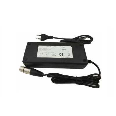 3A 28.8V lifepo4 battery charger with XLR connector made in Dongguan