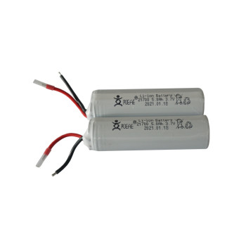 3C discharge rated 21700 3.7v 5000mah li-ion battery pack for headlights