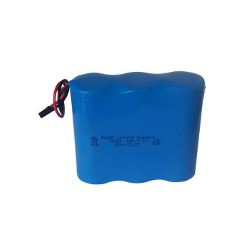 High performance 1s3p 26650 3.2v 6ah lifepo4 battery pack for replacement