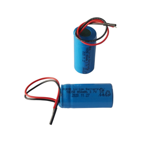 18350 3.7v 850mah rechargeable li ion battery for ultraviolet lights