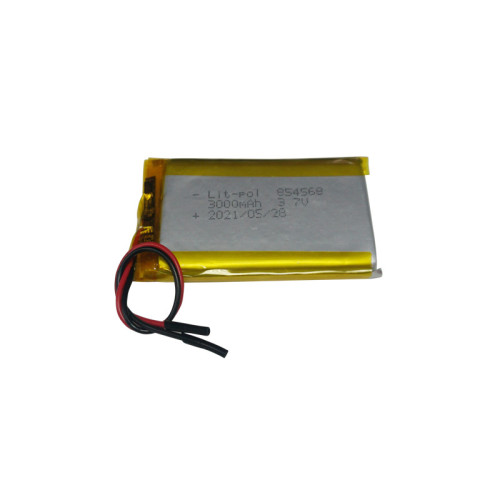 high capacity lipo battery 854568 3.7v 3000mah 11.1wh lithium polymer battery