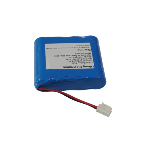 high capacity isr 18650 1s4p structure 3.7v 12ah rechargeable li ion battery pack