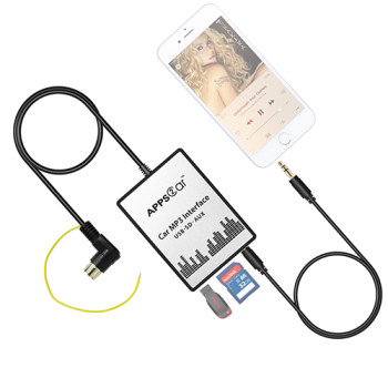 Car MP3 Interface USB SD Aux-in for Volvo Hu-Xxx Headunit (CMI-VHU)