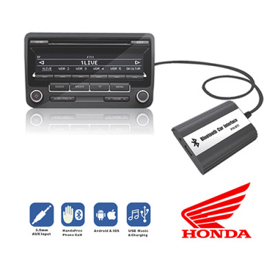 Apps2car 5V/1A USB aux cellphone charging port bluetooth car interface for Goldwing GL 1800