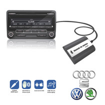 Apps2car Bluetooth USB SD MP3 CD Freisprecheinrichtung 12-Pin VW Radio RNS2 MFD 2 Connect 2-V2