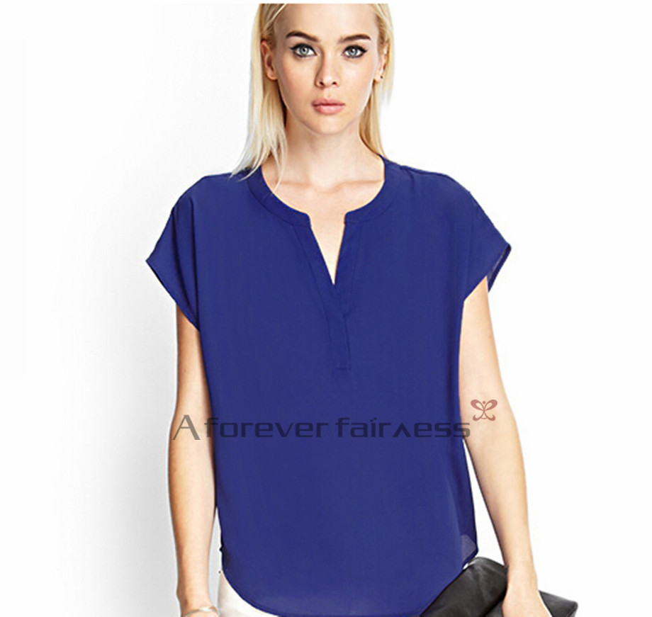 Blue Blank Custom T shirt