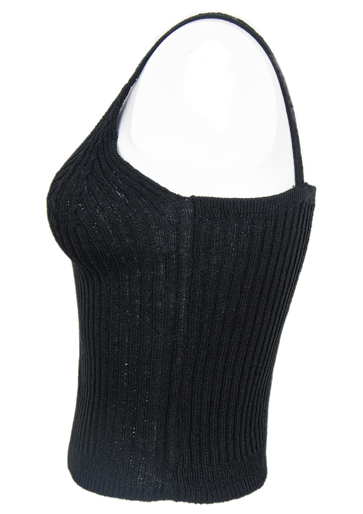 Spandex Knitted Crop Top